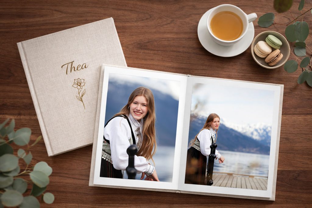 Konfirmant fotografering eksempel på album